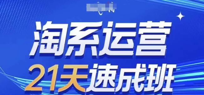 淘系运营21天速成班，0基础轻松搞定淘系运营，不做假把式，快速复制落地(更新26年4月)-龙祁轻创社区