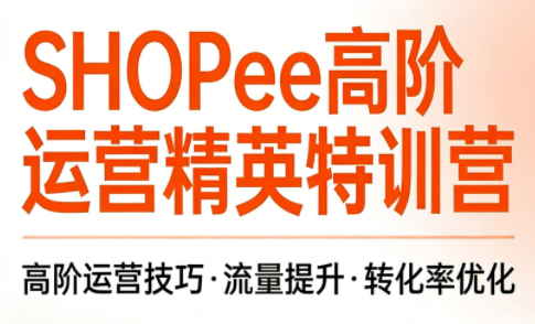 梦凡老师·Shopee虾皮高阶运营课程(更新5月)-龙祁轻创社区