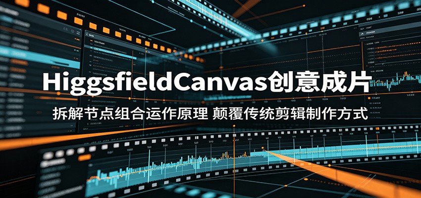HiggsfieldCanvas创意成片：拆解节点组合运作原理，颠覆传统剪辑制作方式-龙祁轻创社区