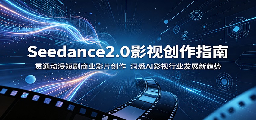 Seedance2.0影视创作指南：贯通动漫短剧商业影片创作，洞悉AI影视行业发展新趋势-龙祁轻创社区