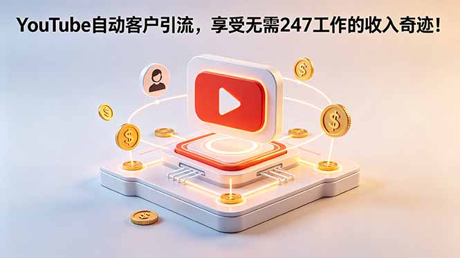 YouTube 自动客户引流，享受无需 247 工作的收入奇迹！【原创双语字幕】-龙祁轻创社区