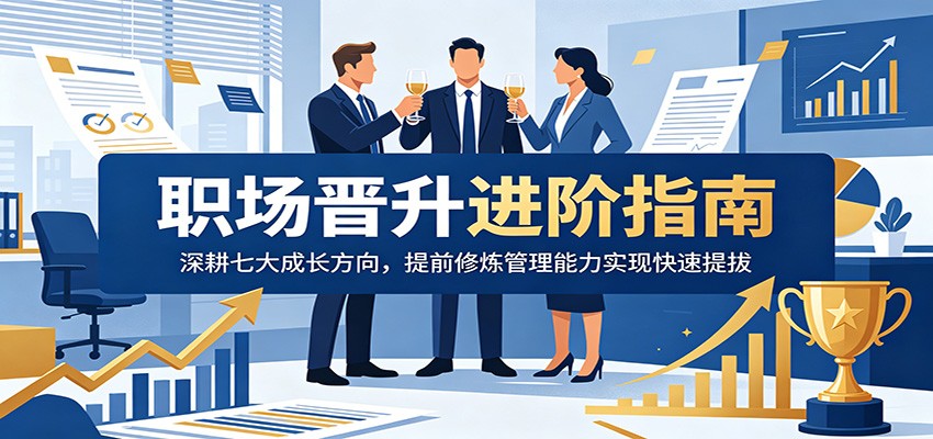 职场晋升进阶指南：深耕七大成长方向，提前修炼管理能力实现快速提拔-龙祁轻创社区