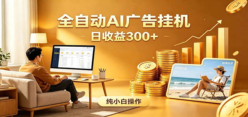 AI风口项目，全程解放双手，后台自动运行赚取收益，每天稳定收益300+-龙祁轻创社区