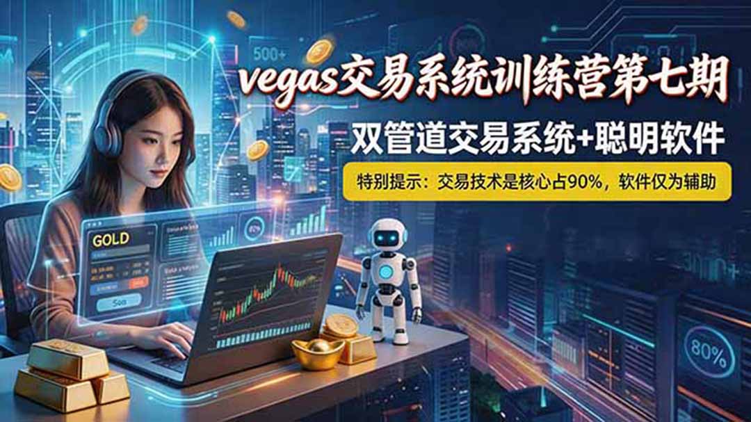 【海外美金AI搬砖】Vegas交易技术+聪明软件， 黄金期货日赚50-1000U， 长期稳定，小白轻松上手-龙祁轻创社区