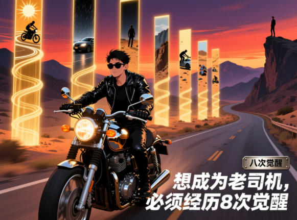 付费文章：想成为老司机，必须经历8次觉醒-龙祁轻创社区