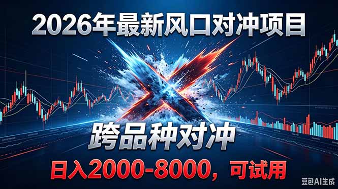 2026创业新风口！最新对冲！跨品种对冲！日收益2000-6000+-龙祁轻创社区