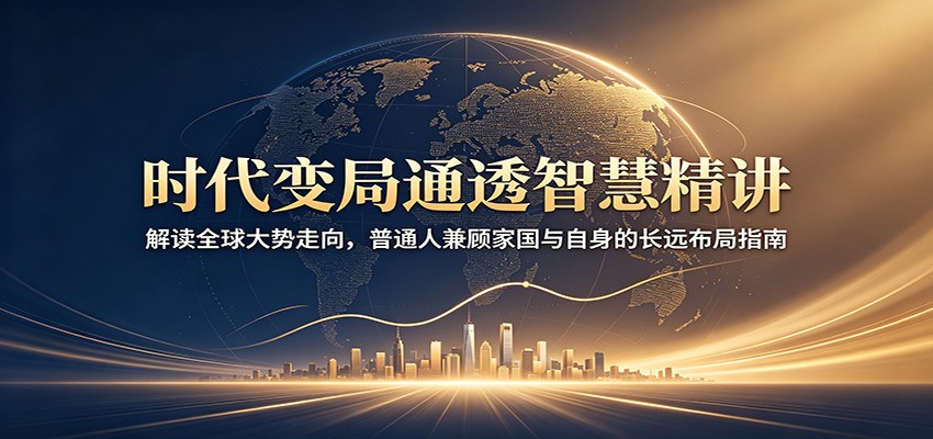 时代变局通透智慧精讲：解读全球大势走向，普通人兼顾家国与自身的长远布局指南-龙祁轻创社区