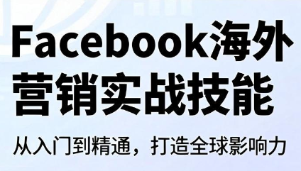 Facebook海外营销实战技能-龙祁轻创社区