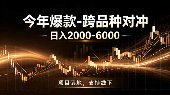 全新跨品种对冲模式上线！日稳定盈利 2000-6000，合规长久可批量放大-龙祁轻创社区