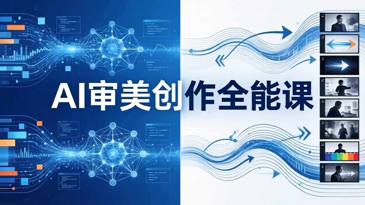 AI审美创作全能课-更新0706：MJ+Seedance+模型训练+影视分镜+编剧，一站式掌握AI艺术创作-龙祁轻创社区