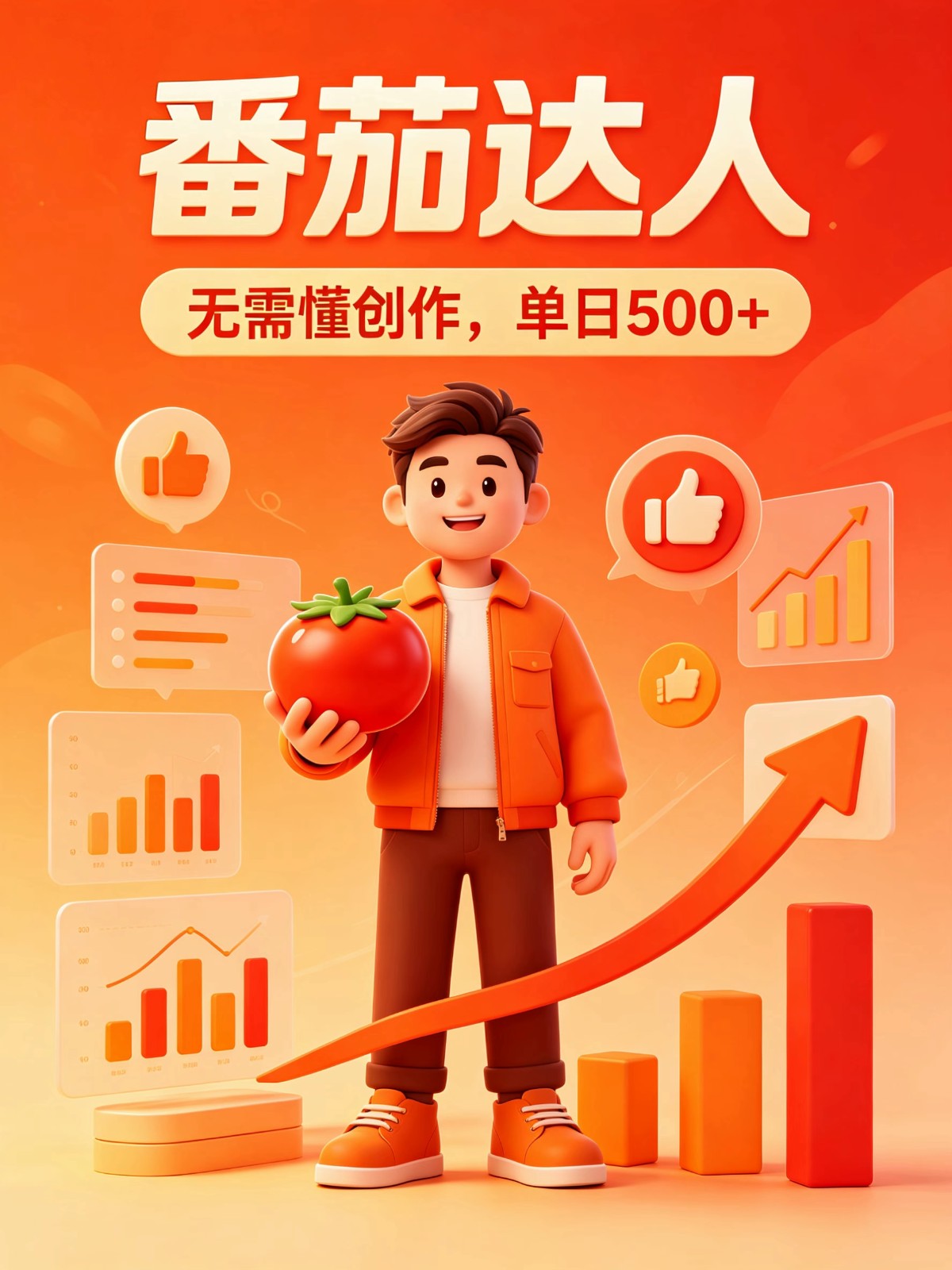 番茄小说达人全自动变现，普通人轻松日入500+-龙祁轻创社区